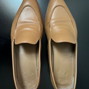Everlane camel loafers